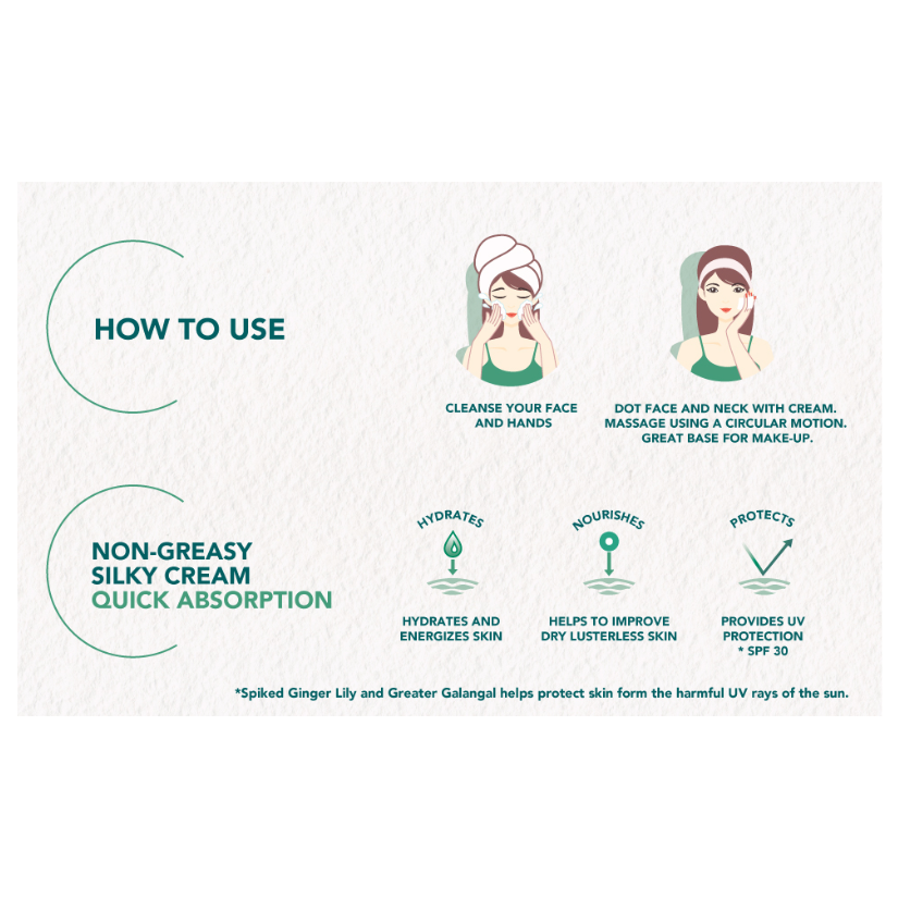 Himalaya Energizing Day Cream Revitalizes Hydrates & Nourishes 50g